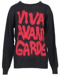 Jeremy Scott Viva Avant Garde Cotton S Sweater - Black