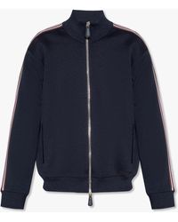 Burberry - Side Striped Zip-up Jacket - Lyst