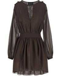 Giovanni bedin - Cotton Short Dress - Lyst