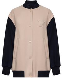 Weekend by Maxmara - Double-Faced Wool Bomber Jacket Virgin Puffer - Lyst