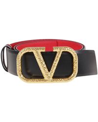 Valentino Garavani Belt H. 40 Reversibile - Red