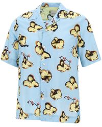 Paul Smith - Orchidea Viscose And Cotton Shirt - Lyst