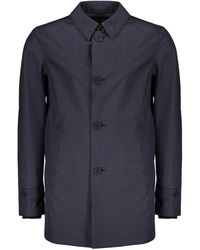 Herno - Techno Fabric Raincoat - Lyst