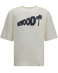 Palm Angels - White Cotton T - Lyst