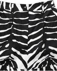 Dolce & Gabbana - Dolce & Gabbana Zebra-Print Cotton Shorts - Lyst