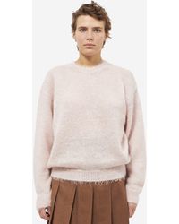 AURALEE - Superkid Mohair Knit Knitwear - Lyst