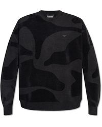 Emporio Armani - Sweater With Logo - Lyst