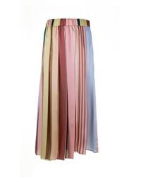 Weekend by Maxmara - Multicolored Pleated Skirt - Lyst