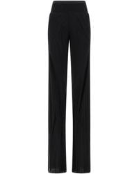 Rick Owens - Silk Flared Pants - Lyst
