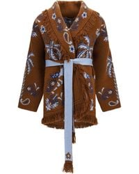 Alanui - Island Roots Cardigan With Belt - Lyst