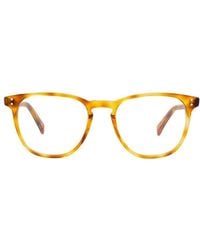 Celine - Eyeglasses Round Full Rim, Blonde Havana Frame And Clear Demo Lenses Lens Cl50046I053 - Lyst