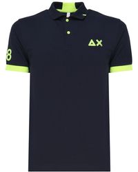 Sun 68 - Polo T-Shirt With Front Logo - Lyst