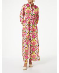 Mc2 Saint Barth - Beach Dress With Ikat Print - Lyst