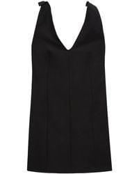 MSGM - Mini Corset Dress Polyester - Lyst
