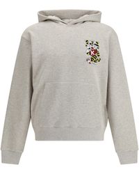 KENZO - Cotton Hoodei Wild Tiger Sweatshirts - Lyst