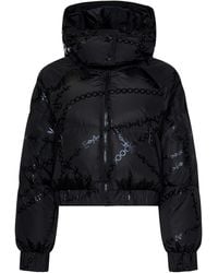 Versace - Necklace Down Jacket - Lyst