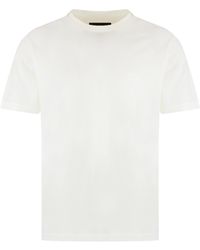 Y-3 - Cotton Crew-Neck T-Shirt - Lyst