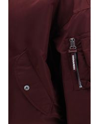 DSquared² - Nylon Bomber Jacket Padded & Down - Lyst