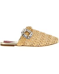 Roger Vivier - 'Bab Viv' Mules - Lyst