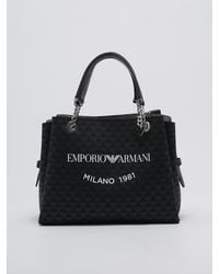 Emporio Armani - Poliester Shoulder Bag - Lyst