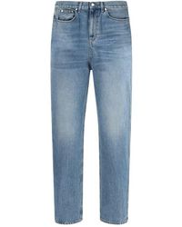 Gucci - Blue Cotton Slim Fit Jeans - Lyst