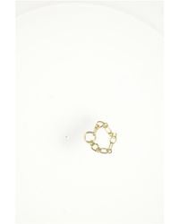 Celine - Brooch Modern Thin Gourmette Brass Brooches & Pins - Lyst