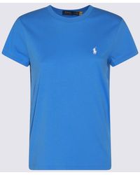 Polo Ralph Lauren - Cobalt And Cotton T-Shirt - Lyst