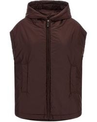 Max Mara - Polyester Sleeveless Jacket Clothing - Lyst