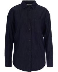 Max Mara - Long Sleeve Button-Front Shirt - Lyst