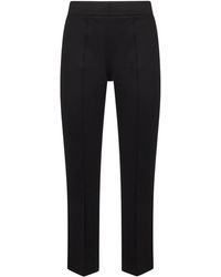 Blanca Vita - Onyx Stretch Jersey Pioppo Trumpet Trousers - Lyst