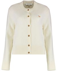 Maison Kitsuné - Cardigan Merino Wool Cardigans - Lyst