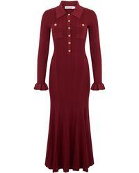 Self-Portrait - Long Dress Viscose - Lyst