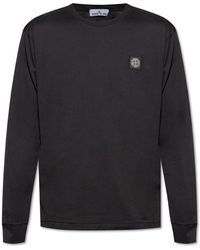 Stone Island - T-Shirt With Long Sleeves, ' - Lyst