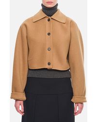 Khaite - Sue Short Wool Jacket - Lyst