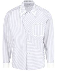 Kiko Kostadinov - Stripe Asymmetric Shirt - Lyst