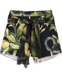Roberto Cavalli - Shorts With Lemons Print - Lyst