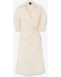 Pinko - Aline Strech Cotton Dress - Lyst