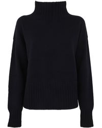 Drumohr - Long Sleeves Turtle Neck Oversized Sweater - Lyst