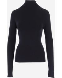 Gucci - Seamless Stretch Jersey Top Polyamide Knitwear - Lyst