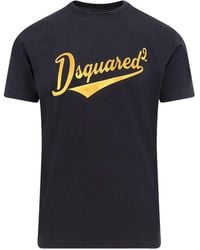 DSquared² - Short Sleeve Cotton T-Shirt With Logo - Lyst
