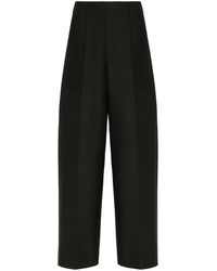 Valentino - Crepe Couture Tailored Trousers - Lyst