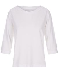 Zanone - Sweater With 3/4 Sleeve - Lyst