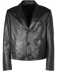 Ferragamo - Leather Jacket Suit & Dinner - Lyst
