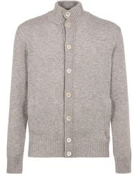 Slowear - Cardigan Virgin Wool Sweater - Lyst