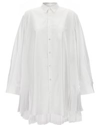 Junya Watanabe - Pleated Shirt Dress - Lyst
