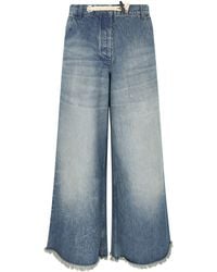 Moncler Genius - X Palm Angels Wide Drawstring Jeans - Lyst