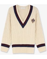 Zimmermann - Valiant Cable Knit Wool Sweater - Lyst
