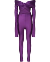 ANDAMANE - Jumpsuit With Knotted Top - Lyst