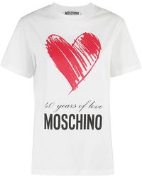 Moschino - Jersey Di Cotone Organico - Lyst