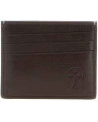 Brunello Cucinelli - Leather Card Case - Lyst